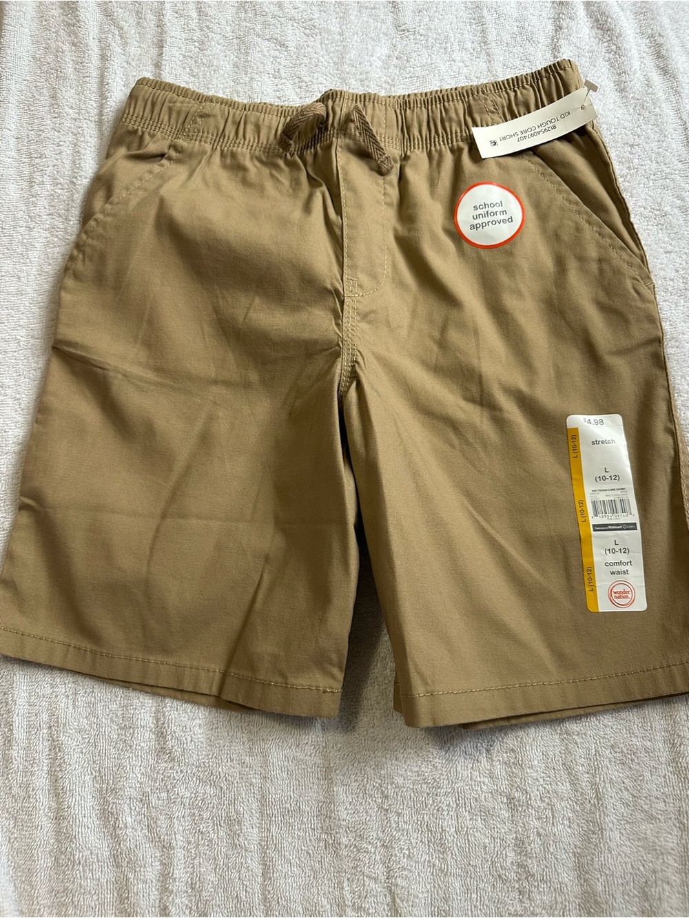 wonder nation Khaki Flat-FrontShorts